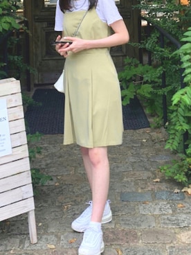 「NIKE（ナイキ）のナイキ エア マックス 97 ウィメンズシューズ / スニーカー / NIKE AIR MAX 97 / AM97（スニーカー、ホワイト系）」を使った、ririさん（レディース）の秋コーディネート