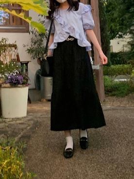 「UnReef（アンリーフ）のアイテム」を使った、ririさん（レディース・158cm）の秋コーディネート