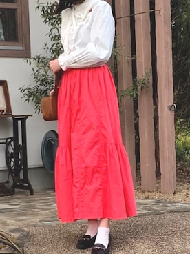 「UnReef（アンリーフ）のアイテム」を使った、ririさん（レディース・157cm）の春コーディネート