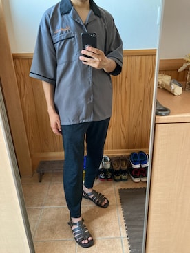 「SHIPS JET BLUE（シップスジェットブルー）のアイテム（サンダル）」を使った、rockers7さん（メンズ・171cm）の夏コーディネート