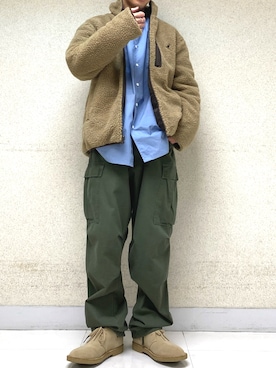 「KANGOL（カンゴール）のアイテム（ブルゾン）」を使った、TAIKIさん（メンズ・173cm）の秋コーディネート