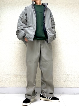 「KANGOL（カンゴール）のアイテム（スウェット）」を使った、TAIKIさん（メンズ・173cm）の秋コーディネート