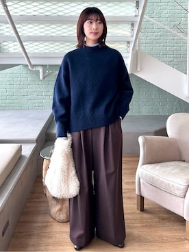 rina9678さん（レディース・158cm）の冬コーディネート