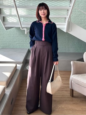 rina9678さん（レディース・158cm）の冬コーディネート