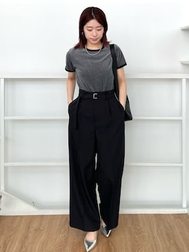 「アイテム（チャーム）」を使った、rina9678さん（レディース・158cm）の春コーディネート