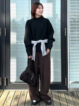 rina9678さん(レディース・158cm)の冬コーディネート