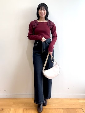 rina9678さん（レディース・158cm）の冬コーディネート