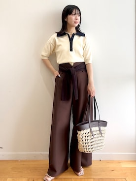 rina9678さん（レディース・158cm）の春コーディネート