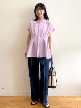 rina9678さん（レディース・158cm）の春コーディネート