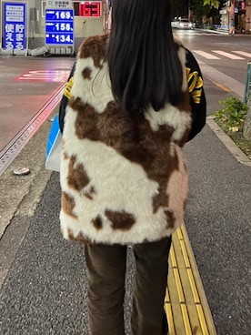 「JOINT WORKS（ジョイントワークス）のアイテム（ジャケット/アウター）」を使った、NYANさん（レディース・156cm）の秋コーディネート