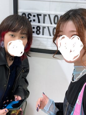 「アイテム（イヤリング）」を使った、アジさん（レディース・147cm）の秋コーディネート