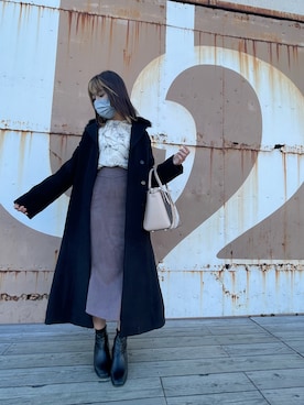 「LIPSERVICE（リップサービス）のアイテム（ジャケット/アウター）」を使った、nagisa9628さん（レディース・164cm）の冬コーディネート