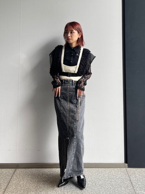 UNITED TOKYO 神宮前 W恵利香さんのベストを使ったコーディネート 
