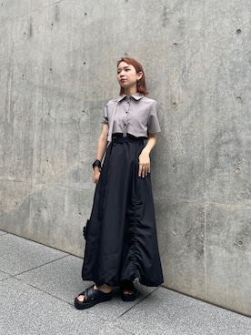 恵利香さん（レディース・156cm）の夏コーディネート