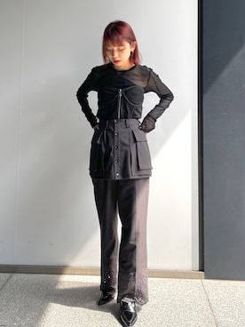 恵利香さん（レディース・156cm）の秋コーディネート