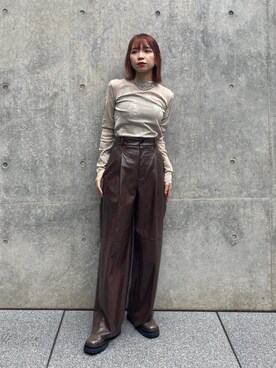 恵利香さん(レディース・156cm)の秋コーディネート