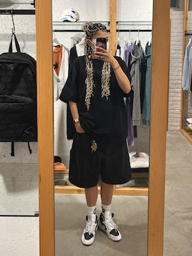 「アイテム（Tシャツ/カットソー）」を使った、MEIさん（レディース・173cm）の春コーディネート