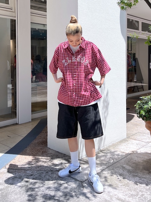PATCH LOGO PLAID S/S SHIRT（シャツ/ブラウス）｜XLARGE