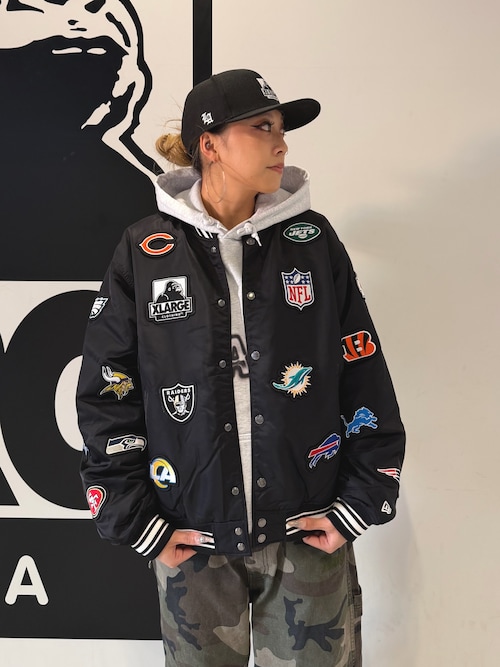 XLARGE×NEW ERA×NFL VARSITY JACKET（ブルゾン）｜NEW ERA（ニューエラ