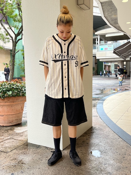 セール】STUDDED BASEBALL JERSEY（Tシャツ/カットソー）｜XLARGE