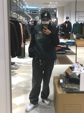 「XLARGE（エクストララージ）のアイテム（その他アウター）」を使った、MEIさん（レディース・173cm）の秋コーディネート
