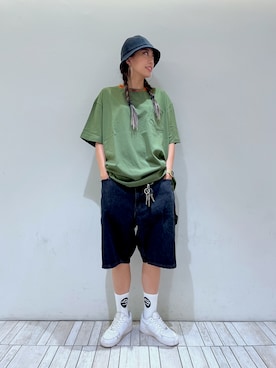 「ボールハット」｜MEIさん（レディース・173cm）の夏コーディネート