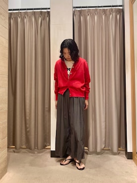 「MIXTA（ミクスタ）のアイテム」を使った、tanakaさん（レディース・156cm）の夏コーディネート