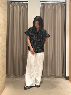 「URBAN RESEARCH（アーバンリサーチ）のPHILIPPE AUDIBERT　SQUARE BRACELET（ブレスレット、シルバー系）」を使った、tanakaさん（レディース・156cm）の夏コーディネート