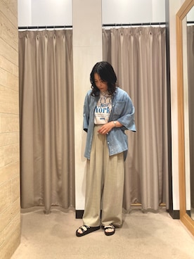 TANAKAさん（レディース・156cm）の夏コーディネート