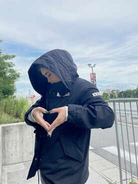 「AVIREX（アヴィレックス）のアイテム（モッズコート）」を使った、ayanaさん（レディース・169cm）の夏コーディネート