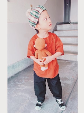 かりんとうさん（キッズ・100cm）の秋コーディネート