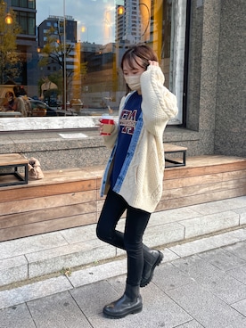 「未来のWEARISTAプロジェクト」｜shino hayasakiさん（レディース・165cm）の秋コーディネート