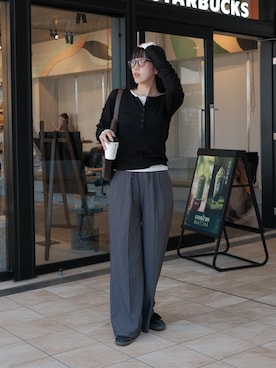 shino hayasakiさん（レディース・165cm）の冬コーディネート