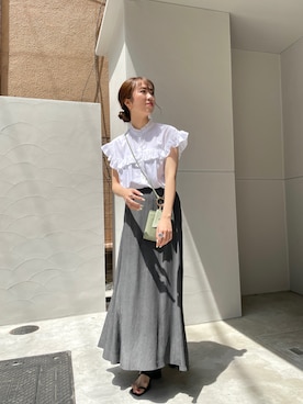 shino hayasakiさん（レディース・165cm）の夏コーディネート