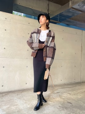 shino hayasakiさん（レディース・165cm）の冬コーディネート