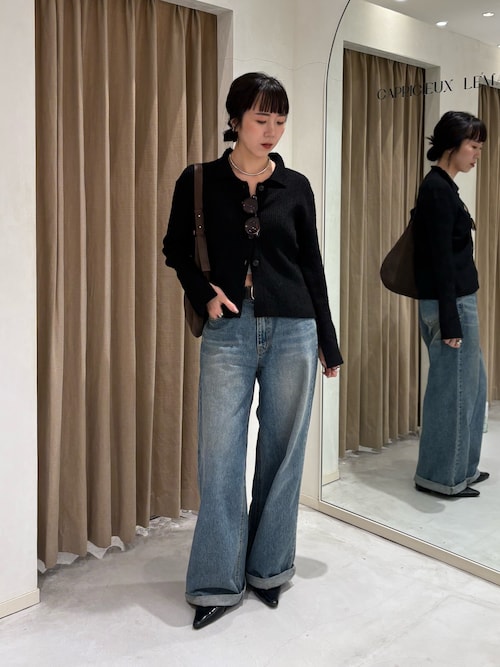 ビアードカラーニット