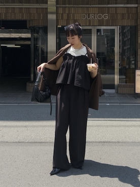 「アイテム（シューズ）」を使った、shino hayasakiさん（レディース・165cm・30代）の秋コーディネート