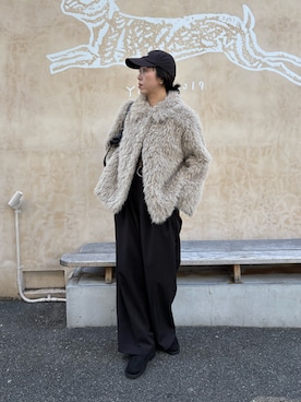 「アイテム（その他アウター）」を使った、shino hayasakiさん（レディース・165cm・30代）の秋コーディネート