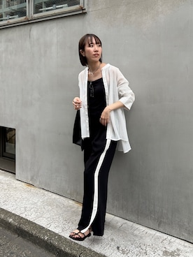 shino hayasakiさん（レディース・165cm）の夏コーディネート