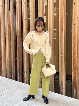 「マイベストコーデ2021」｜shino hayasakiさん（レディース・165cm）の冬コーディネート