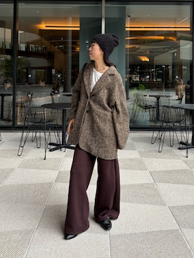 「アイテム（その他アウター）」を使った、shino hayasakiさん（レディース・165cm・30代）の秋コーディネート