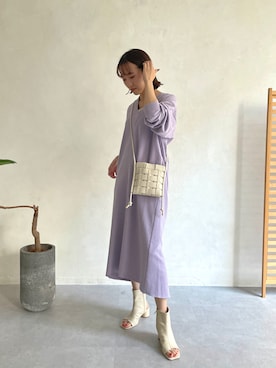 「スウェットワンピース」｜shino hayasakiさん（レディース・165cm）の冬コーディネート