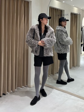 「骨格ナチュラル」｜shino hayasakiさん（レディース・165cm）の冬コーディネート