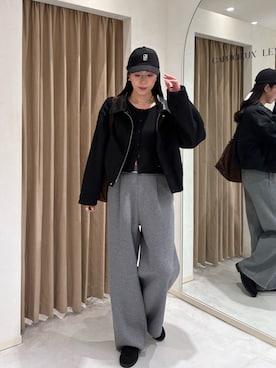 「アイテム（その他アウター）」を使った、shino hayasakiさん（レディース・165cm）の秋コーディネート