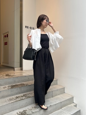 「アイテム（ハンドバッグ）」を使った、shino hayasakiさん（レディース・165cm・30代）の春コーディネート