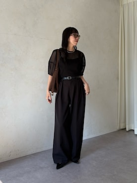 「アイテム（シャツ/ブラウス）」を使った、shino hayasakiさん（レディース・165cm・30代）の夏コーディネート