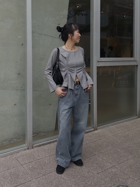 「韓国ファッション」｜shino hayasakiさん（レディース・165cm・30代）の秋コーディネート