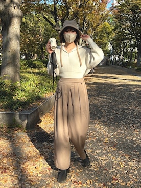 CAPRICIEUX LE'MAGEのニット/セーターを使った「ハーフジップ」の人気