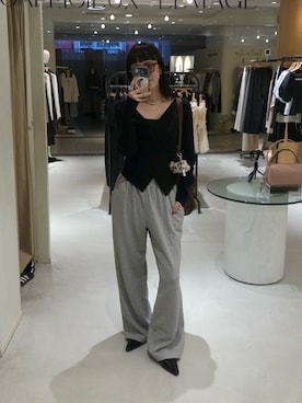 「アイテム（ローファー）」を使った、shino hayasakiさん（レディース・165cm）の秋コーディネート