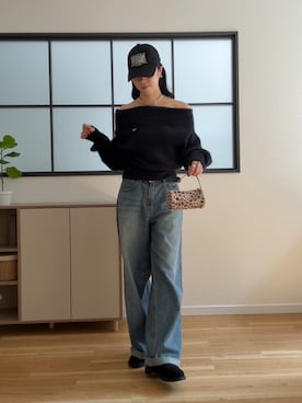 「アイテム（ローファー）」を使った、shino hayasakiさん（レディース・165cm）の秋コーディネート